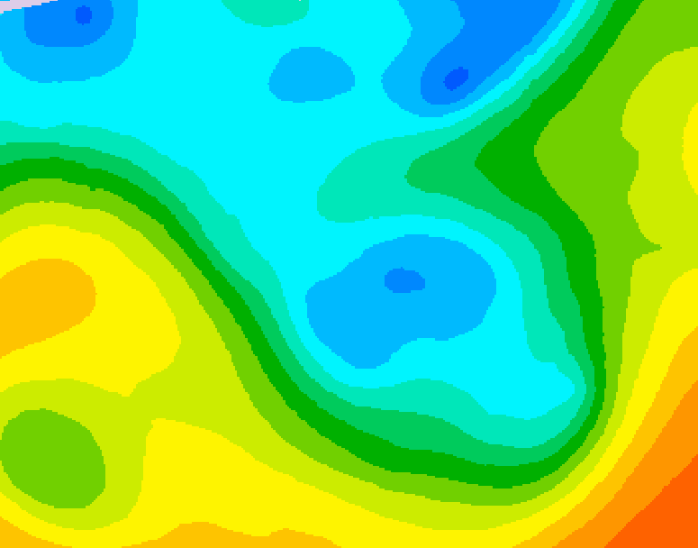 GDPS 500 millibar geopotential height 078 hour forecast chart for Canada based on 2026/04/30 1200Z data