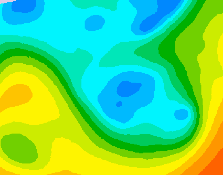 GDPS 500 millibar geopotential height 084 hour forecast chart for Canada based on 2026/04/30 1200Z data