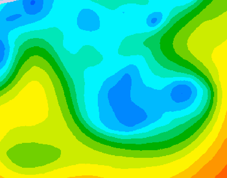 GDPS 500 millibar geopotential height 102 hour forecast chart for Canada based on 2026/04/30 1200Z data