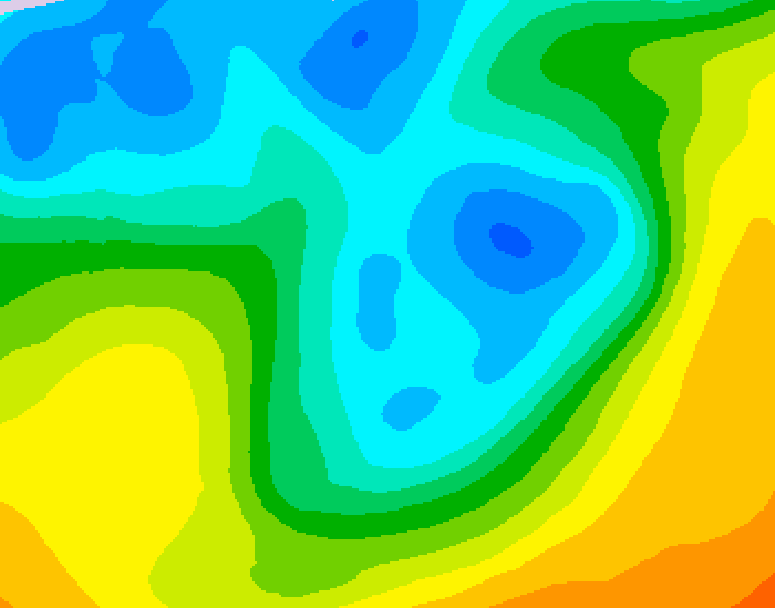 GDPS 500 millibar geopotential height 144 hour forecast chart for Canada based on 2026/04/30 1200Z data