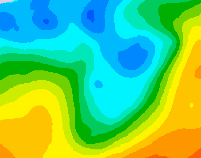 GDPS 500 millibar geopotential height 156 hour forecast chart for Canada based on 2026/04/30 1200Z data
