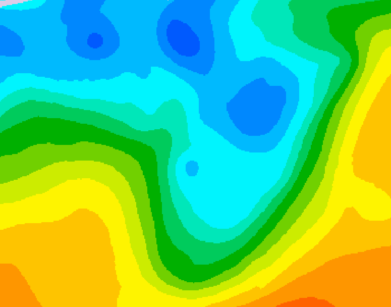 GDPS 500 millibar geopotential height 162 hour forecast chart for Canada based on 2026/04/30 1200Z data