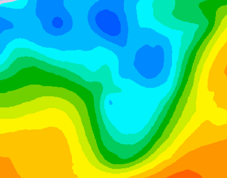 GDPS 500 millibar geopotential height 168 hour forecast chart for Canada based on 2026/04/30 1200Z data