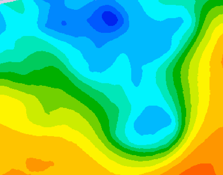 GDPS 500 millibar geopotential height 192 hour forecast chart for Canada based on 2026/04/30 1200Z data