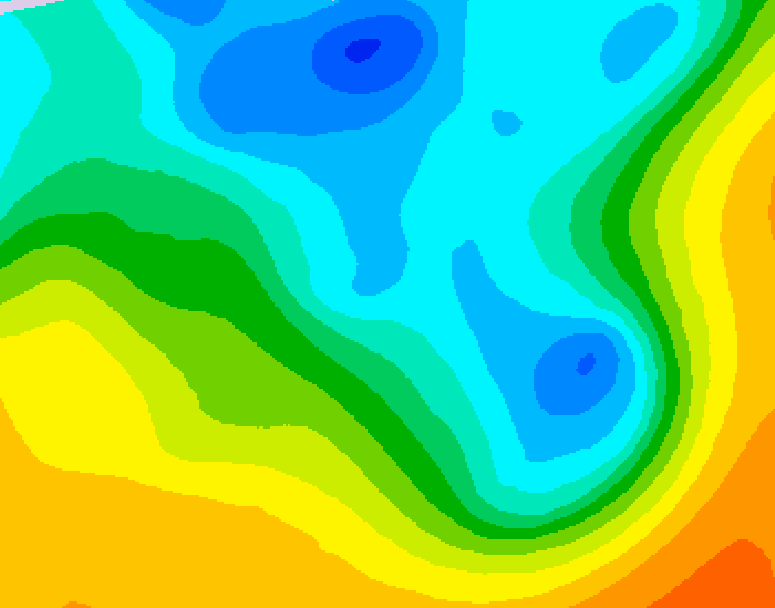 GDPS 500 millibar geopotential height 204 hour forecast chart for Canada based on 2026/04/30 1200Z data