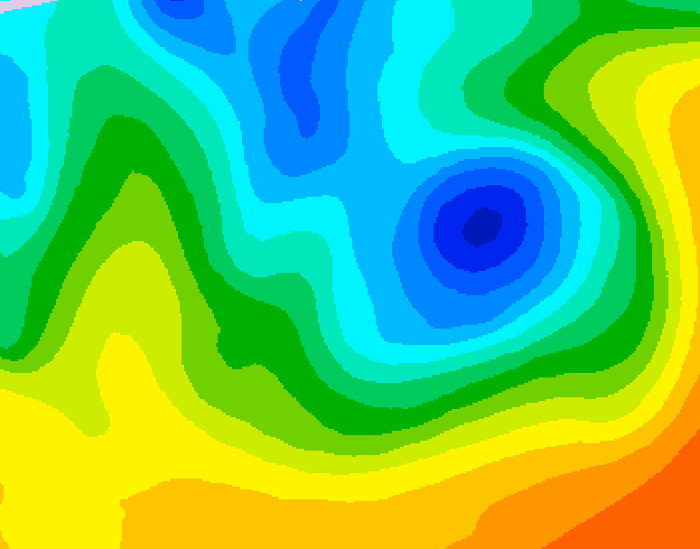 GDPS 500 millibar geopotential height 240 hour forecast chart for Canada based on 2026/04/30 1200Z data