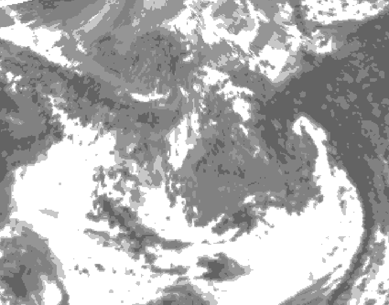 GDPS total cloud 228 hour forecast chart for Canada based on 2026/04/30 0000Z data