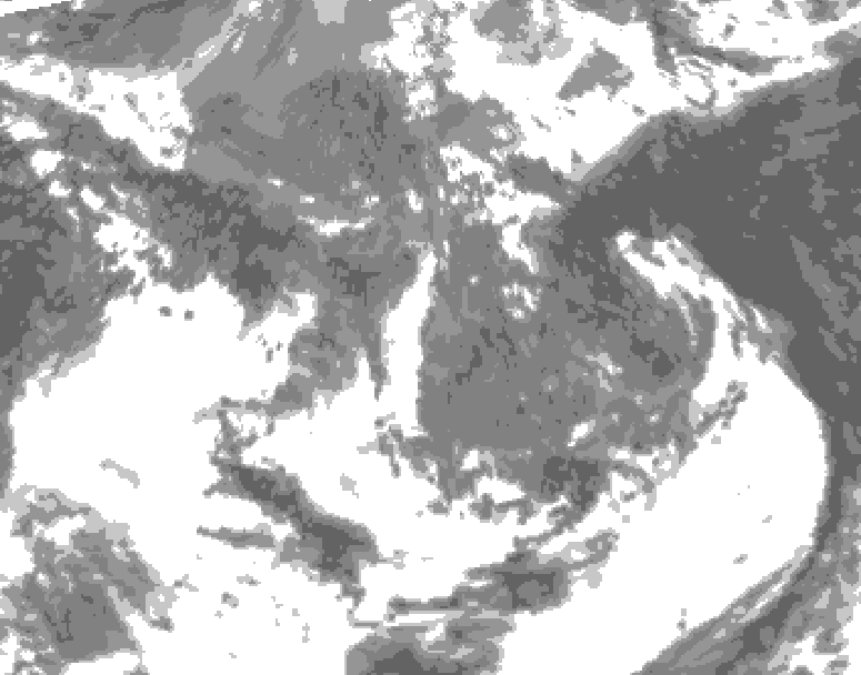 GDPS total cloud 234 hour forecast chart for Canada based on 2026/04/30 0000Z data