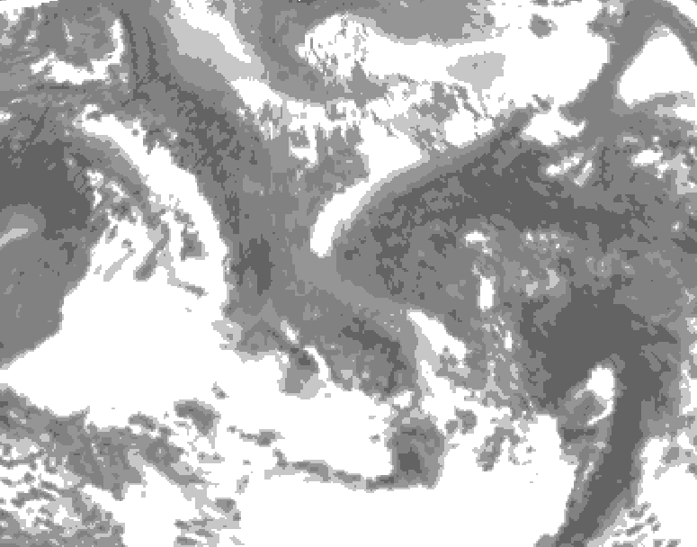 GDPS total cloud 078 hour forecast chart for Canada based on 2026/04/30 1200Z data