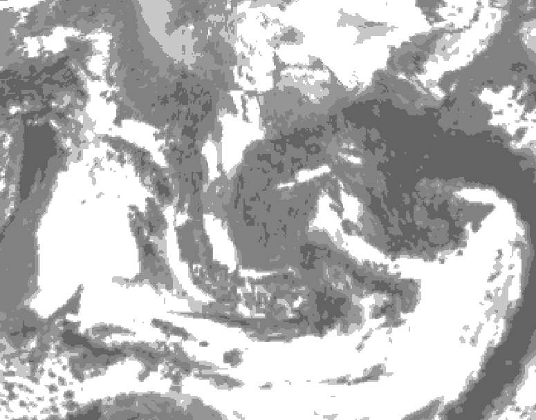 GDPS total cloud 102 hour forecast chart for Canada based on 2026/04/30 1200Z data