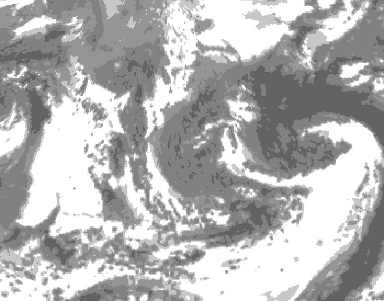 GDPS total cloud 108 hour forecast chart for Canada based on 2026/04/30 1200Z data