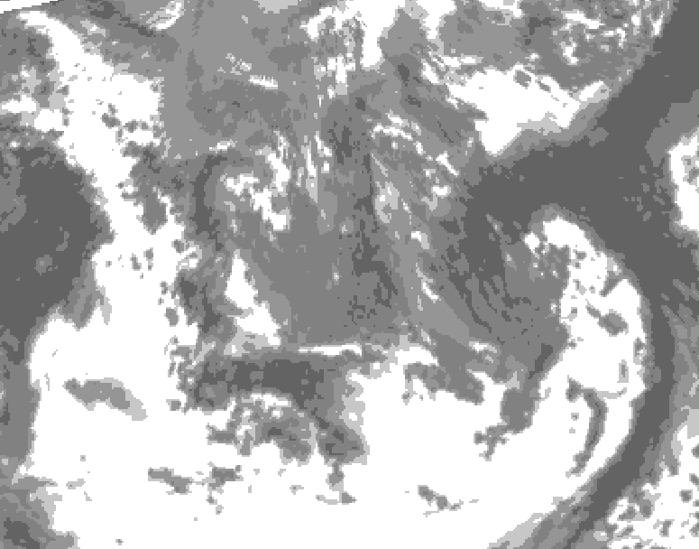 GDPS total cloud 216 hour forecast chart for Canada based on 2026/04/30 1200Z data