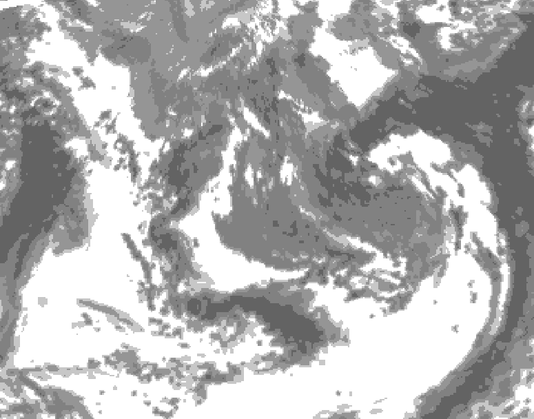 GDPS total cloud 228 hour forecast chart for Canada based on 2026/04/30 1200Z data