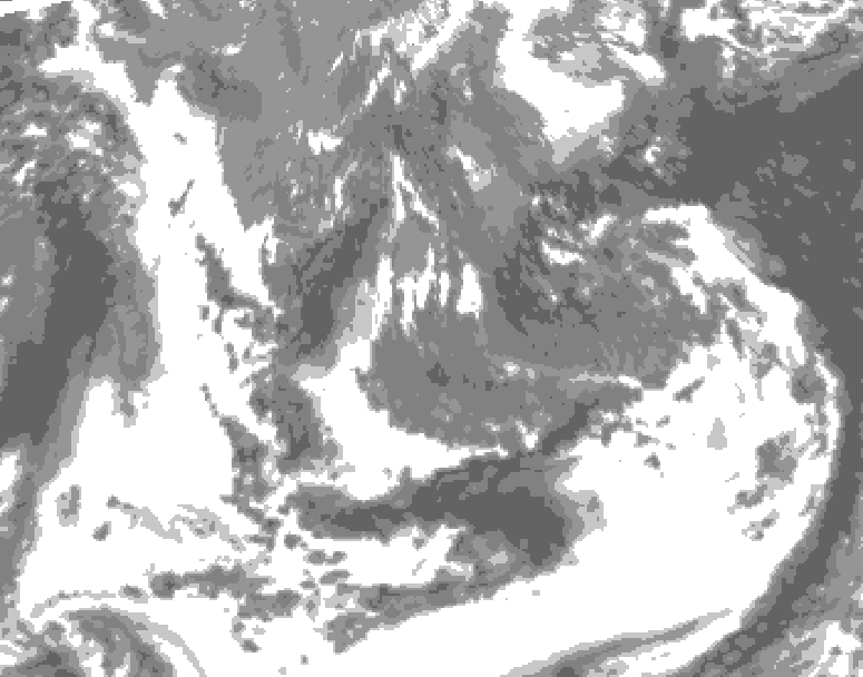 GDPS total cloud 234 hour forecast chart for Canada based on 2026/04/30 1200Z data