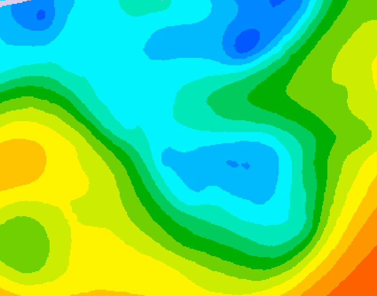 GDPS 500 millibar geopotential height 060 hour forecast chart for Canada based on 2026/05/01 0000Z data
