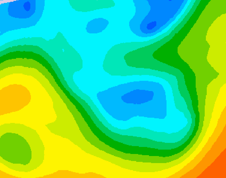 GDPS 500 millibar geopotential height 066 hour forecast chart for Canada based on 2026/05/01 0000Z data