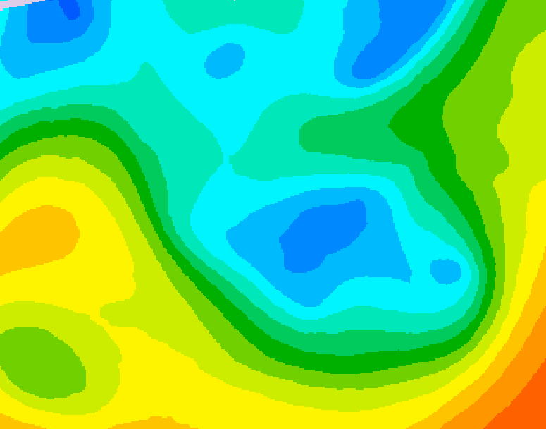 GDPS 500 millibar geopotential height 072 hour forecast chart for Canada based on 2026/05/01 0000Z data