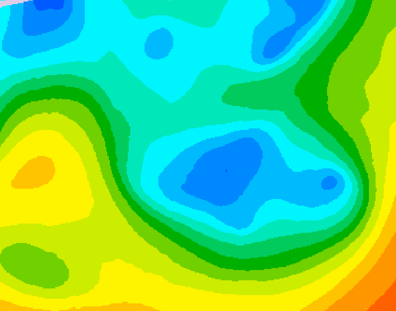 GDPS 500 millibar geopotential height 078 hour forecast chart for Canada based on 2026/05/01 0000Z data