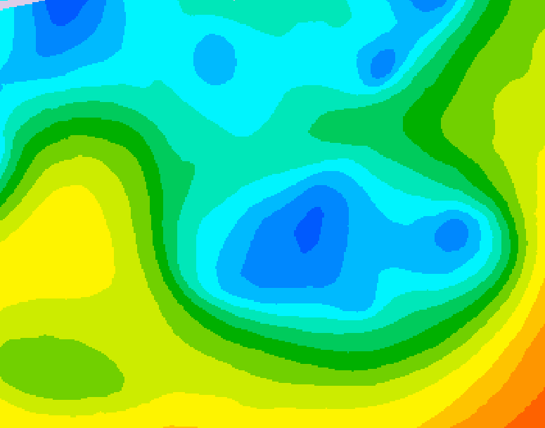 GDPS 500 millibar geopotential height 084 hour forecast chart for Canada based on 2026/05/01 0000Z data