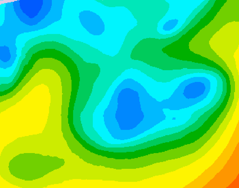 GDPS 500 millibar geopotential height 096 hour forecast chart for Canada based on 2026/05/01 0000Z data