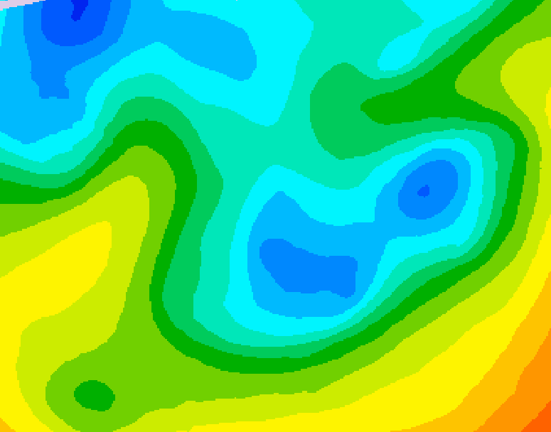 GDPS 500 millibar geopotential height 108 hour forecast chart for Canada based on 2026/05/01 0000Z data
