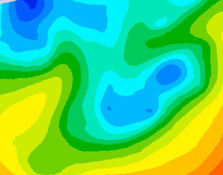 GDPS 500 millibar geopotential height 114 hour forecast chart for Canada based on 2026/05/01 0000Z data