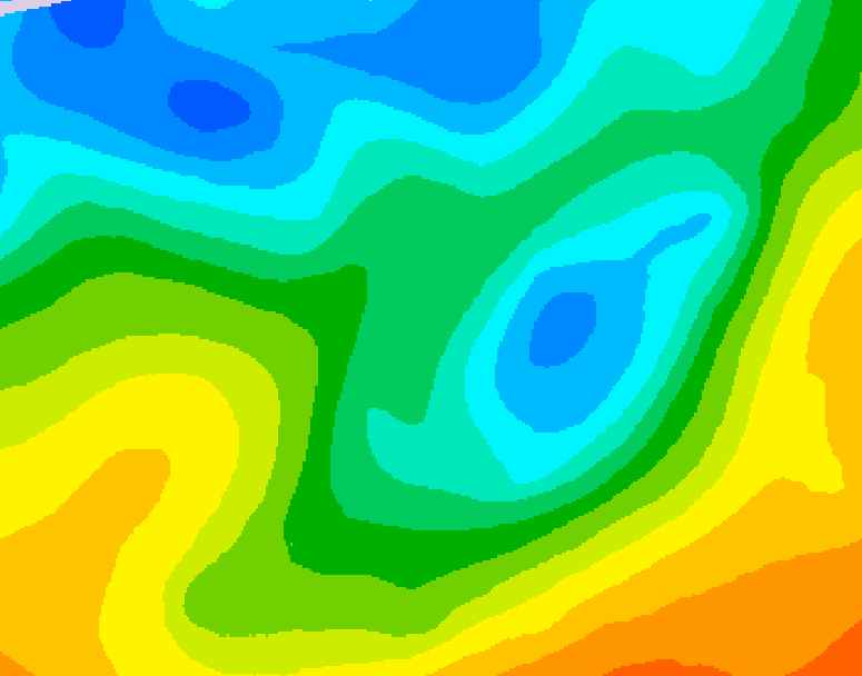 GDPS 500 millibar geopotential height 144 hour forecast chart for Canada based on 2026/05/01 0000Z data