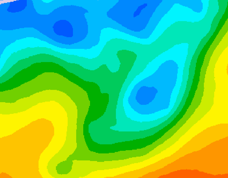 GDPS 500 millibar geopotential height 156 hour forecast chart for Canada based on 2026/05/01 0000Z data