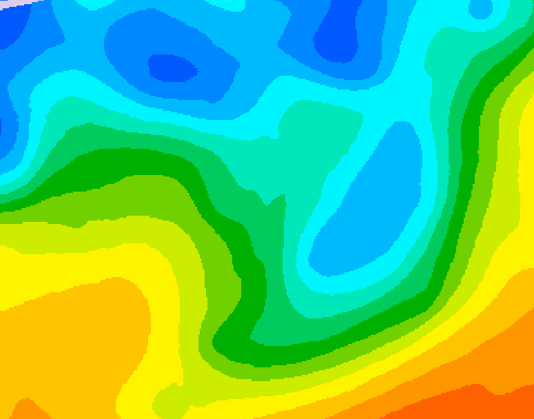 GDPS 500 millibar geopotential height 168 hour forecast chart for Canada based on 2026/05/01 0000Z data