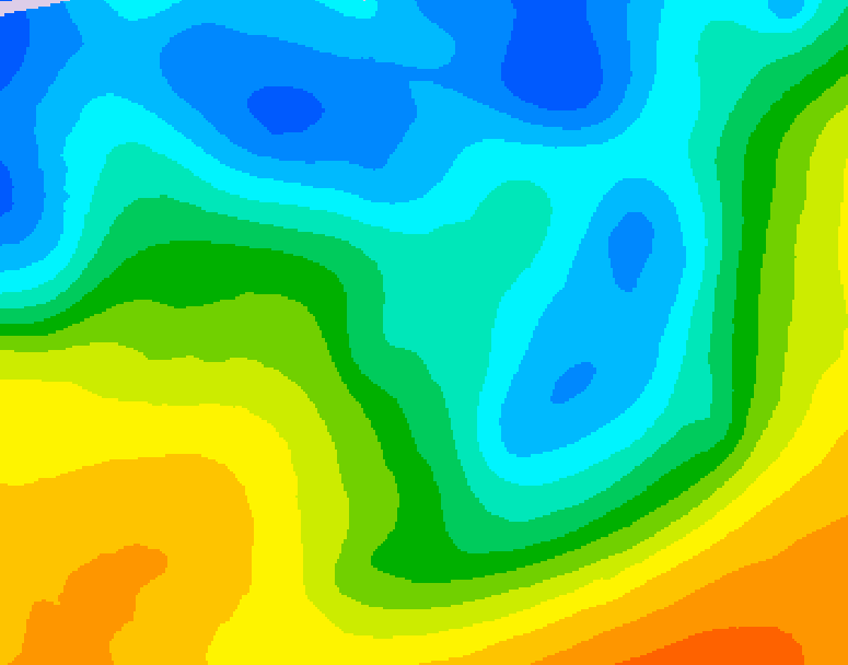 GDPS 500 millibar geopotential height 174 hour forecast chart for Canada based on 2026/05/01 0000Z data