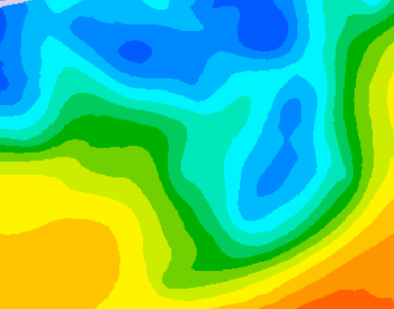 GDPS 500 millibar geopotential height 180 hour forecast chart for Canada based on 2026/05/01 0000Z data