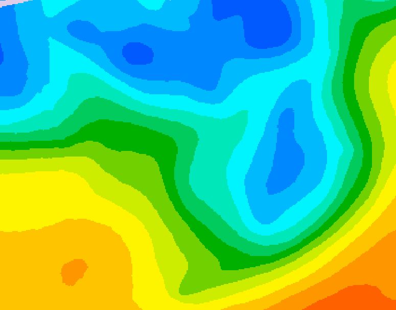 GDPS 500 millibar geopotential height 186 hour forecast chart for Canada based on 2026/05/01 0000Z data