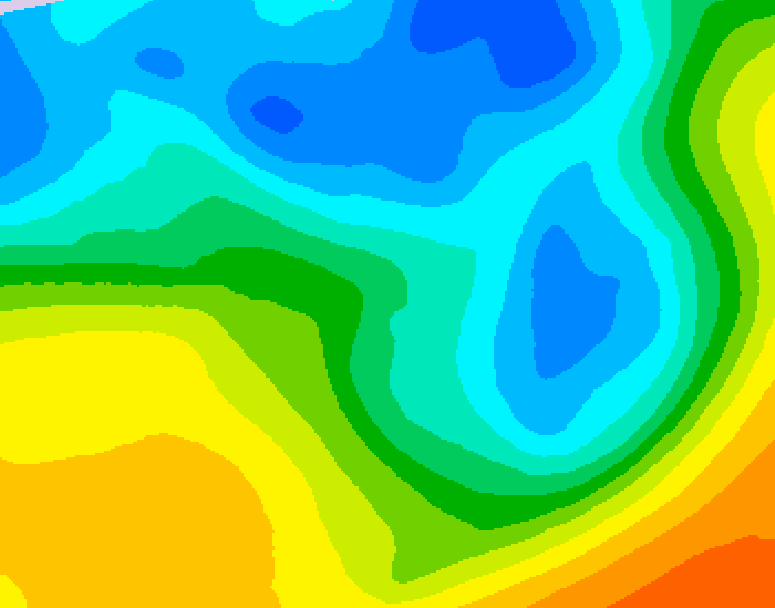 GDPS 500 millibar geopotential height 192 hour forecast chart for Canada based on 2026/05/01 0000Z data