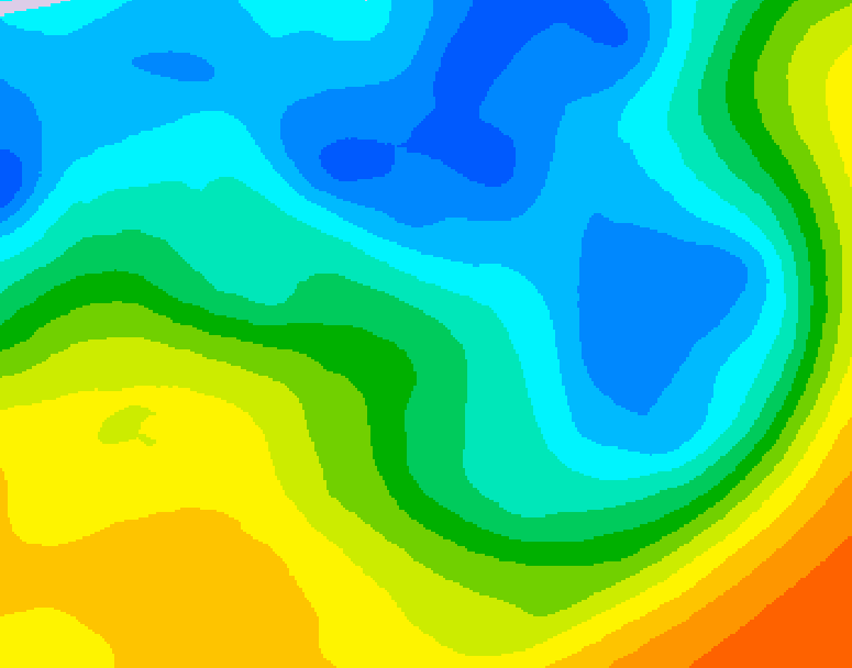 GDPS 500 millibar geopotential height 204 hour forecast chart for Canada based on 2026/05/01 0000Z data