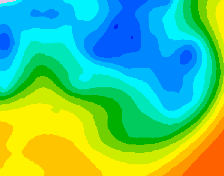 GDPS 500 millibar geopotential height 216 hour forecast chart for Canada based on 2026/05/01 0000Z data