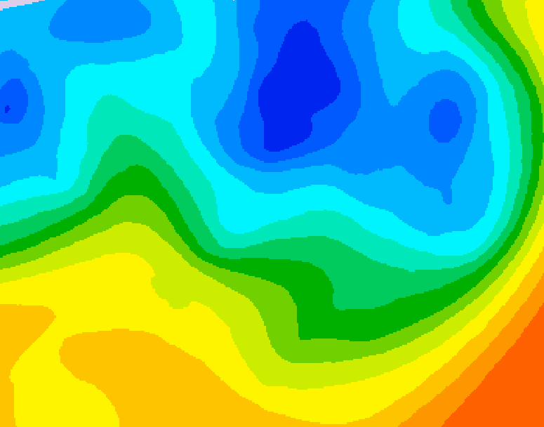GDPS 500 millibar geopotential height 228 hour forecast chart for Canada based on 2026/05/01 0000Z data