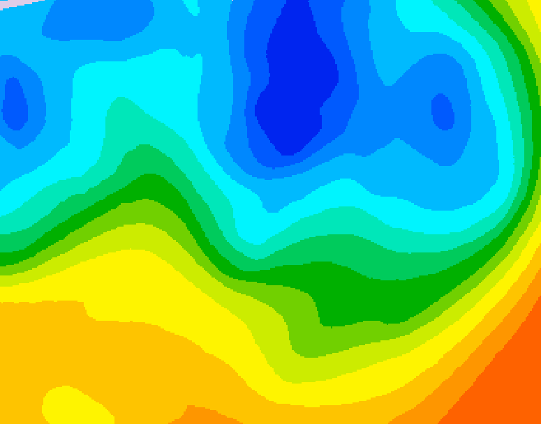 GDPS 500 millibar geopotential height 234 hour forecast chart for Canada based on 2026/05/01 0000Z data