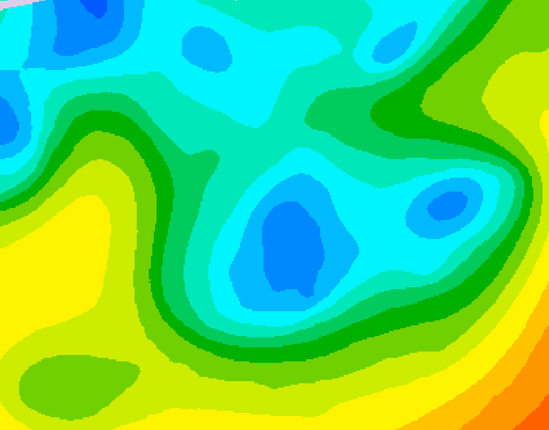 GDPS 500 millibar geopotential height 084 hour forecast chart for Canada based on 2026/05/01 1200Z data