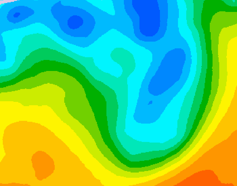 GDPS 500 millibar geopotential height 168 hour forecast chart for Canada based on 2026/05/01 1200Z data