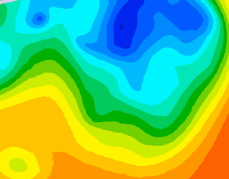 GDPS 500 millibar geopotential height 228 hour forecast chart for Canada based on 2026/05/01 1200Z data
