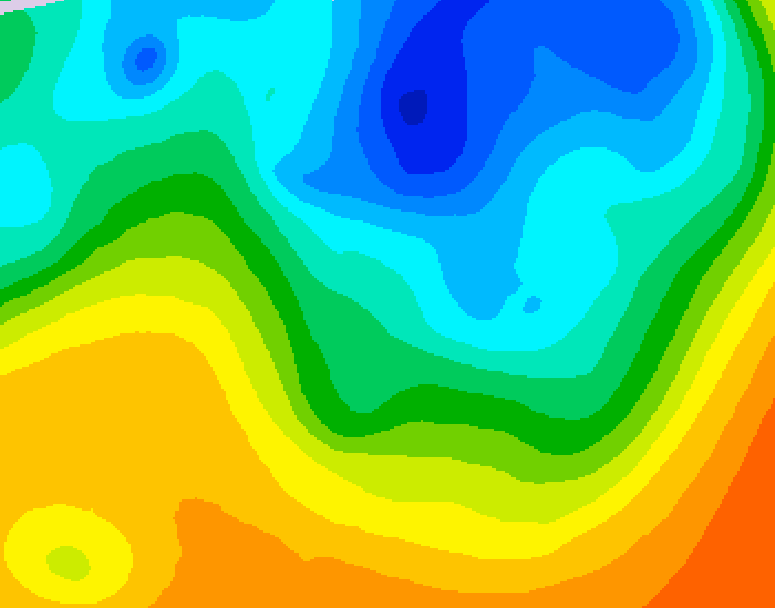 GDPS 500 millibar geopotential height 234 hour forecast chart for Canada based on 2026/05/01 1200Z data