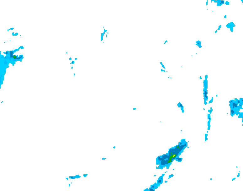GDPS precipitation 156 hour forecast chart for Canada based on 2026/05/01 0000Z data