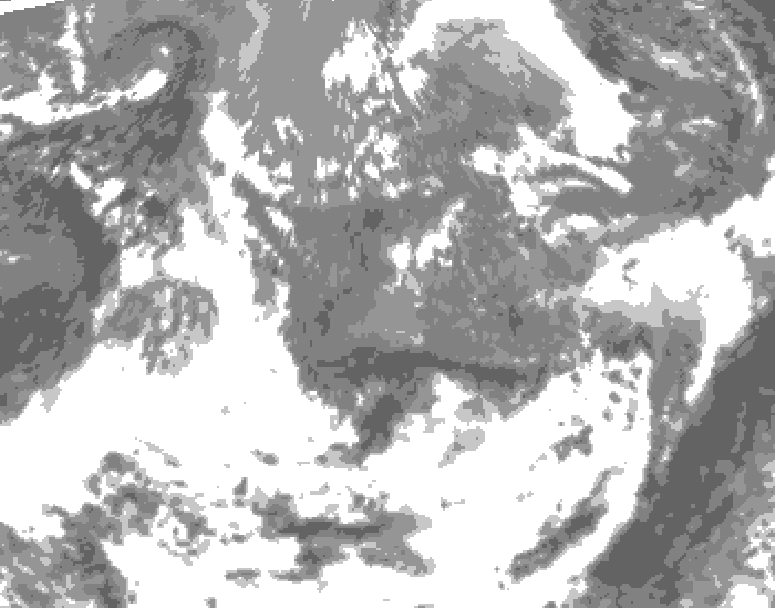 GDPS total cloud 234 hour forecast chart for Canada based on 2026/05/01 1200Z data