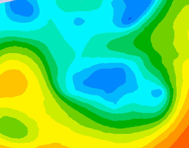 GDPS 500 millibar geopotential height 048 hour forecast chart for Canada based on 2026/05/02 0000Z data