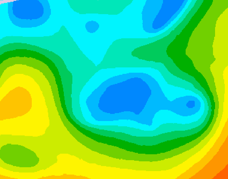 GDPS 500 millibar geopotential height 054 hour forecast chart for Canada based on 2026/05/02 0000Z data