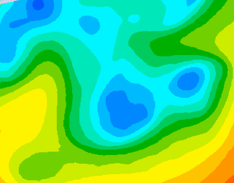 GDPS 500 millibar geopotential height 078 hour forecast chart for Canada based on 2026/05/02 0000Z data