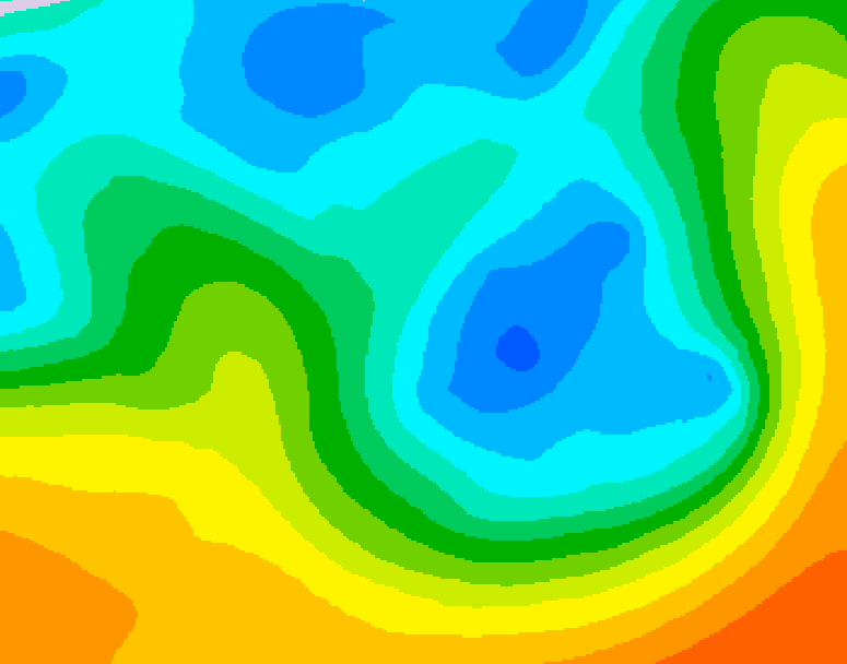 GDPS 500 millibar geopotential height 168 hour forecast chart for Canada based on 2026/05/02 0000Z data