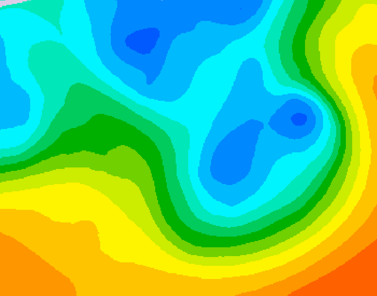 GDPS 500 millibar geopotential height 186 hour forecast chart for Canada based on 2026/05/02 0000Z data
