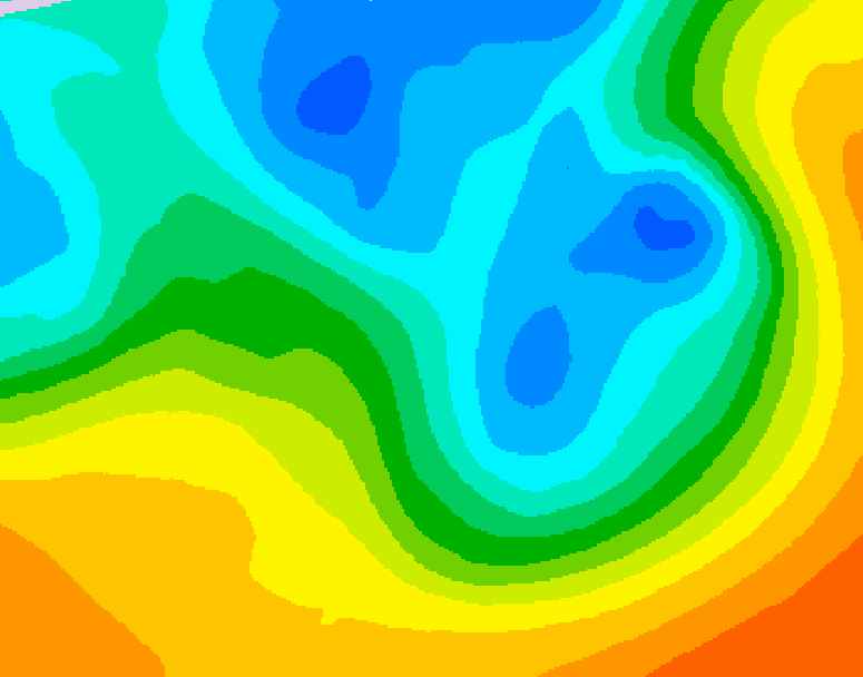 GDPS 500 millibar geopotential height 192 hour forecast chart for Canada based on 2026/05/02 0000Z data