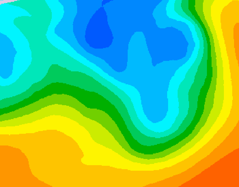 GDPS 500 millibar geopotential height 204 hour forecast chart for Canada based on 2026/05/02 0000Z data